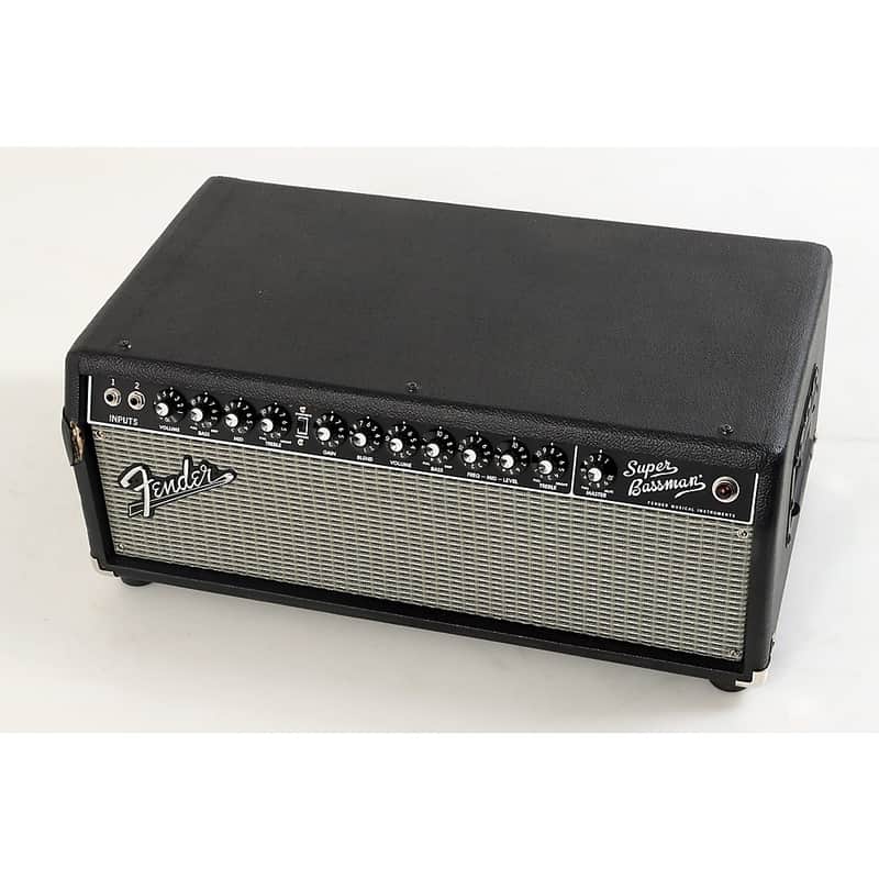 Fender Super Bassman Pro 300W Tube Bass Amp Head Regular Black image 1