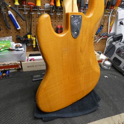 Fender Jazz Bass 1975 - Natural - Ash Body image 5