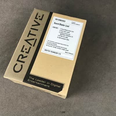 Creative Sound Blaster Live! 24-Bit External USB Sound Card – Model SB0490 – Box image 6