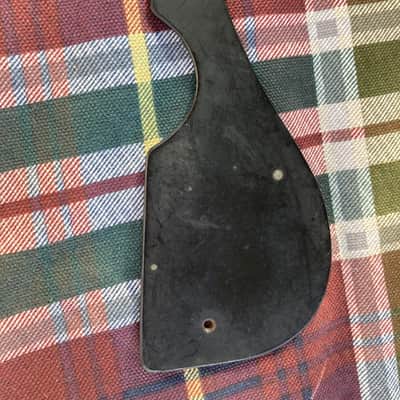 Black Bakelite Vintage 1930s Mandolin Soundhole Pickguard, A image 2
