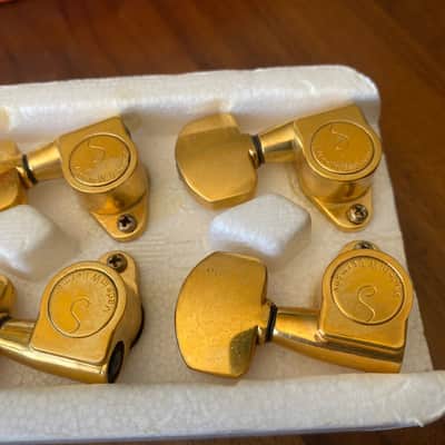 1970s/1980s Schaller M6 Gold Tuners 3x3 West Germany image 4