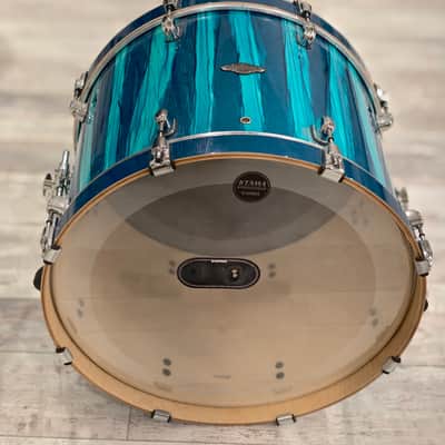 Tama Starclassic Performer MBSB22DZ 22x16 Virgin Bass Drum - Sky Blue Aurora 2022 image 3