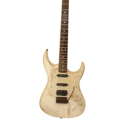 AXL BADWATER SRO Electric Guitar, Relic Distressed White image 1