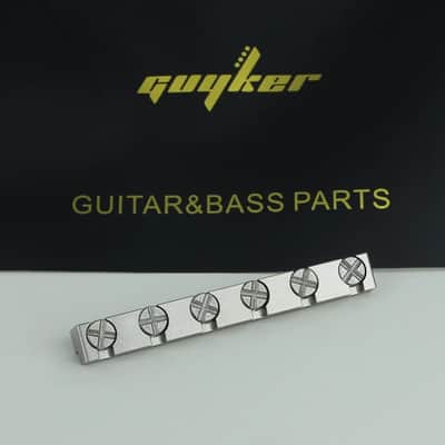 Guyker 42mm Guitar Nut Titanium Curved R16 Radius Height-Adjustable Nut Replacement for ST/TL image 4
