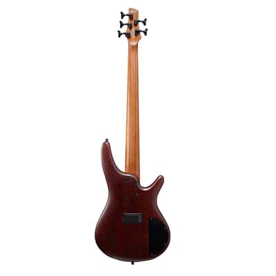 Used Ibanez SR505ELBM SR Standard Left Handed 5-String Bass - Brown Mahogany image 6