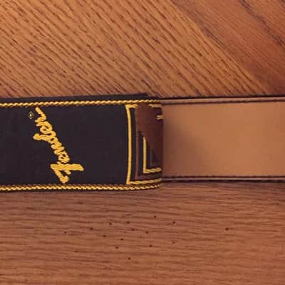 70's Fender Embroidered Monogram Logo Vintage Original Guitar Strap image 2