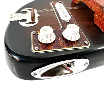 Awesomesauceguitars electric taishogoto benjo handmade out of vintage parts electrified experimental music instrument The buzz of bees 2026 - Sunburst image 9