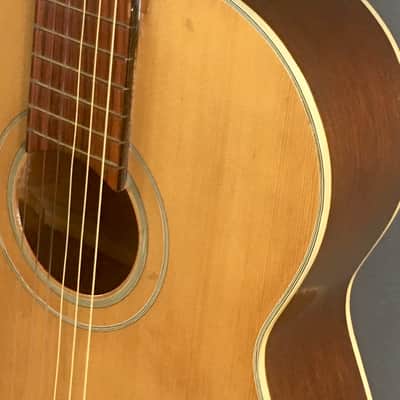 Kawai Vintage Made in Japan Classical Acoustic Guitar 1960s Natural Lacquer JLD Bridge Dr. Lefty Martin Style Binding image 4