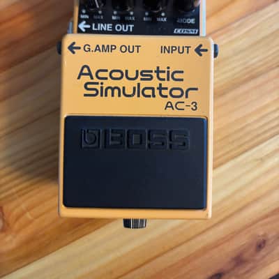 Boss AC-3 Acoustic Simulator (Dark Gray Label) 2006 - Present - Yellow image 1
