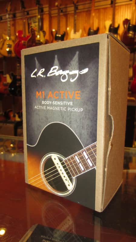 LR BAGGS M1 Active Soundhole Pickup White image 1