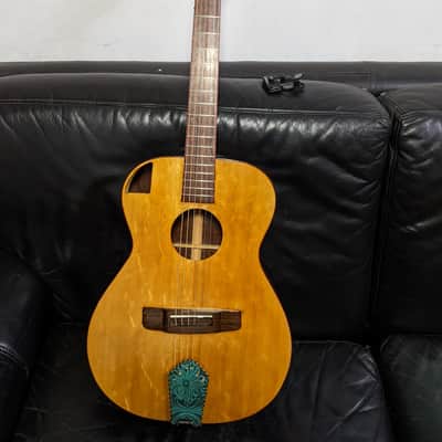 Handmade 40in Bearclaw Sitka Brown Ebony Wide Nut Shellac image 3