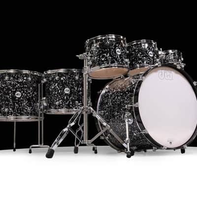 DW Design Series 6pc Shell Pack - Black Lightning Limited Edition image 1