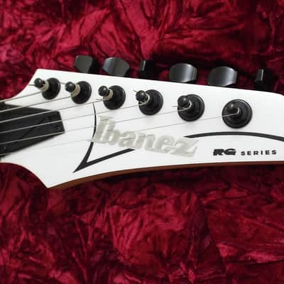 Details about  Ibanez Rg 350 White Body Sharktooth Neck RG350 Edge Zero Bridge Guitar image 7