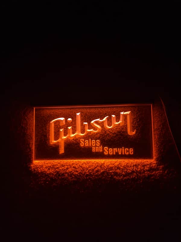 Gibson Sales and Service Dealer sign- lights up- image 1