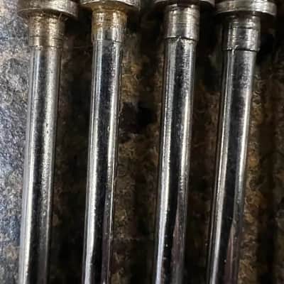 Slingerland 4-1/2" Chrome Tension Rods 8pk Vintage 1970's image 5