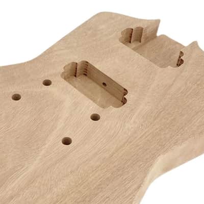 Unfinished Explorer-Style Guitar Body - Mahogany image 6