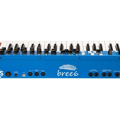 GS Music Bree6 Keyboard 37 Analog Polyphonic Synthesizer (Blue) [DEMO] image 5