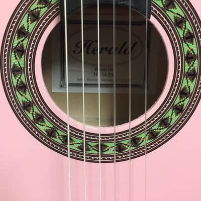 Herald Herald HL 34 3/4 Size Classical Guitar Pink image 2