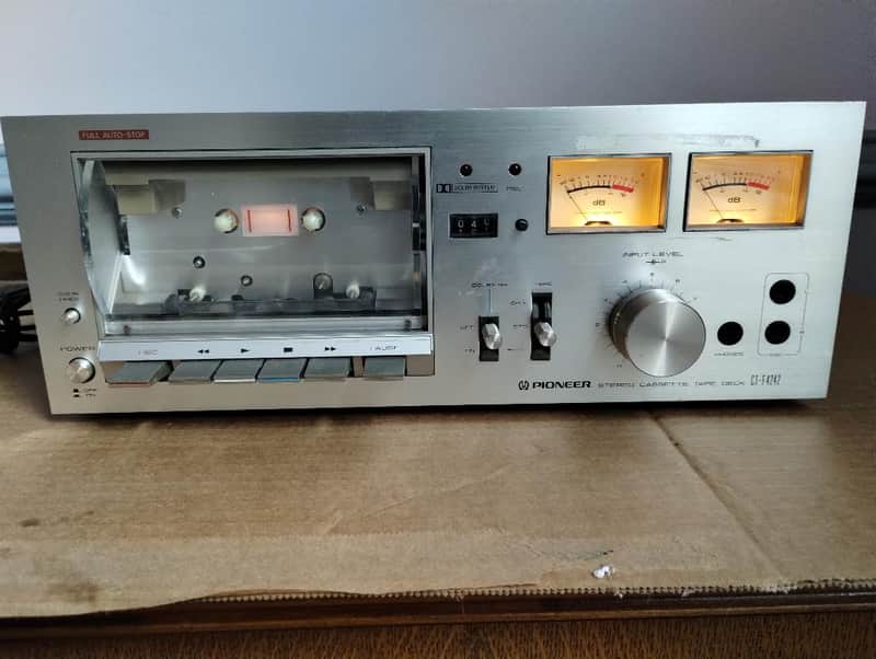 Pioneer CT F4242 cassette deck in excellent condition serviced - 1970's image 1