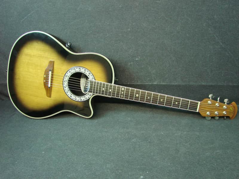 Ultra Series by Ovation Model 1528 Acoustic/Electric Shallow Back