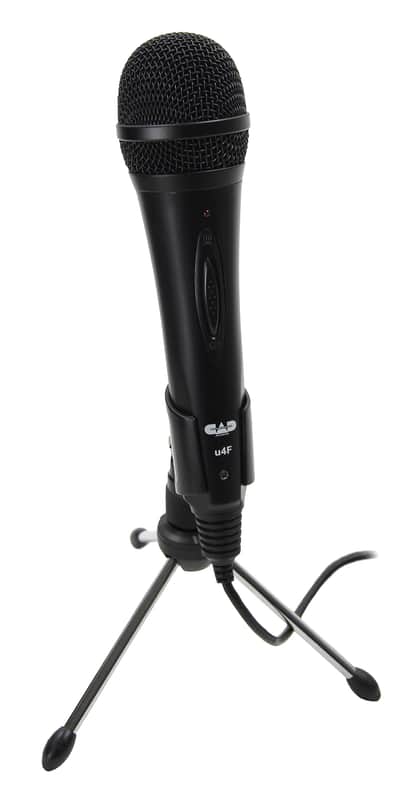 CAD U4F USB Dynamic Recording Microphone - Black image 1