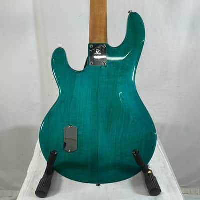 Ernie Ball Music Man 2EQ Stingray Bass 1988 - Teal/Green/Blue - w/ Hard Case image 8