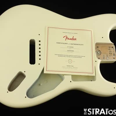American Fender CLAPTON Strat BODY USA Stratocaster Guitar Olympic White image 2