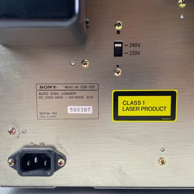 Sony - CDK-006 - Auto Disc Loader - As Is (Missing Part) image 10