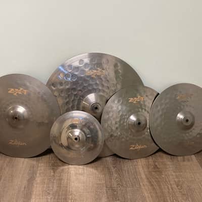 Zildjian ZXT Titanium Rock Cymbal Pack Set 14" Hi-Hat 16" Crash 20" Ride 10" Splash image 1