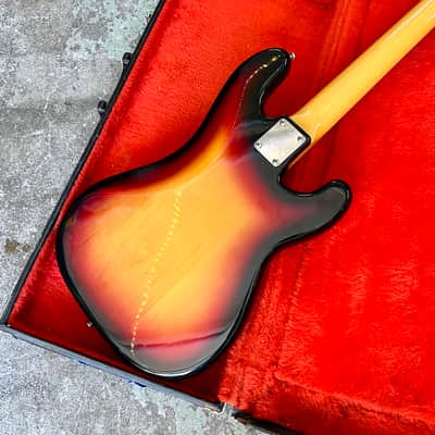 LEFTY! -Greco Brazen Picker P bass 1980 - Sunburst original vintage MIJ Matsumoku left handed precision LH image 13
