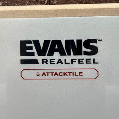 Evans RealFeel Attacktile Mountable Practice Pad 10" UV Laminate RF10G-AT Brand New image 2