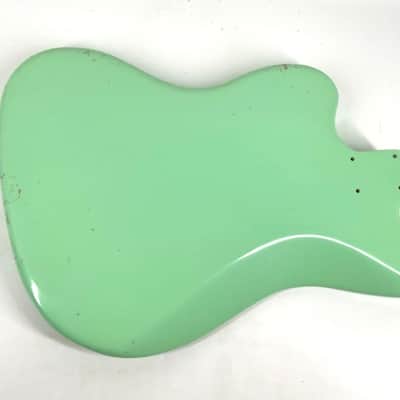 MJT Ultralight Jazzmaster Body 4lbs!! Alder 2025 - Aged Nitro Surf Green image 3