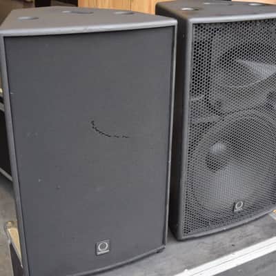 TurboSound Q-Light TQ-315 Two-Way Full Range Monitor *PAIR* With Road Case image 1