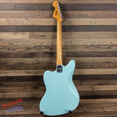 USED-Squier Classic Vibe '70s Jaguar Electric Guitar - Daphne Blue Finish image 4