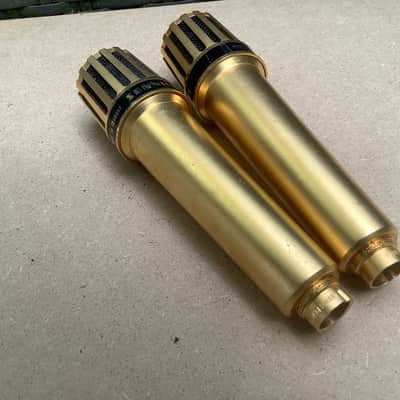 2x Sennheiser GOLD MD 415 N / nice set Vintage made in Germany 70’s Ultra rare GOLD version microphone set ! image 4