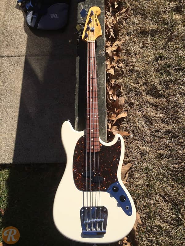 Fender Mustang Bass Vintage White 2012 image 1