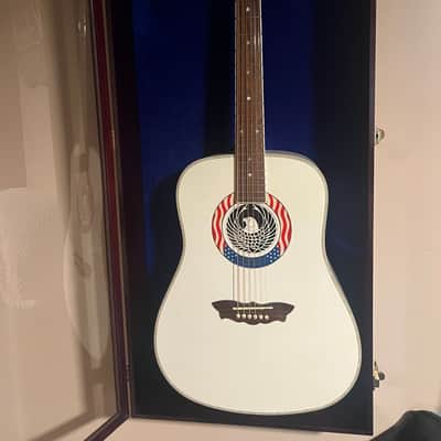 Washburn D2001PWH Patriot 2002 - Pearl White image 18