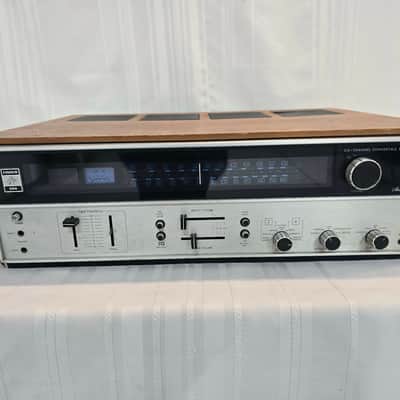 Fisher 304 2/4 Channel Stereo Receiver 1972 - Silver & Wood image 1