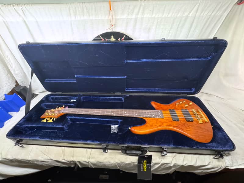 Schecter Diamond Series Studio-8 8-string Bass with Case 2017 image 1