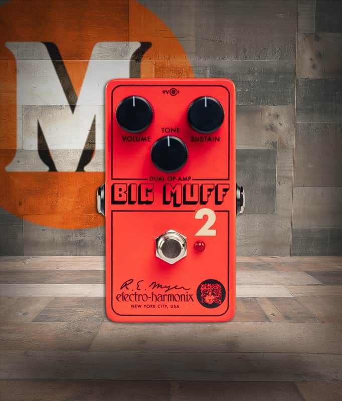 Electro-Harmonix Big Muff Pi 2 Fuzz Pedal (BIGMUFF2) image 1