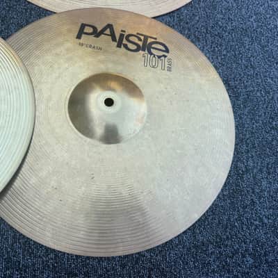 Paiste 101 Brass Universal Set 14/16/20" Cymbal Pack 2005 - Present - Traditional image 3