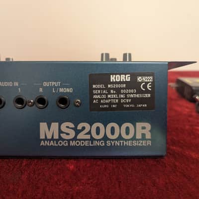 Korg MS2000R 2000s - Blue Rackmount Analog Modeling Synthesizer Synth image 10