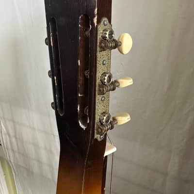 Dobro Resophonic Square Neck 1970’s - Sunbust Acoustic Slide Guitar image 21