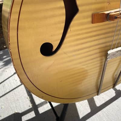 Kay K6868 Archtop Acoustic Guitar Harmony Silvertone Airli 60s - Blonde image 8