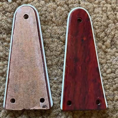 Immagine Yamaha Acoustic Guitar Truss rod cover for 1970s FG 160,170,180 [Protective film still on] 70s - Brown - 3