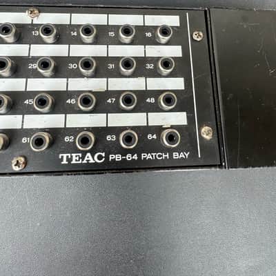 RCA Patchbay Lot - 2x TEAC PB-64 64pt RCA Patchbay + Fostex 3010 image 2