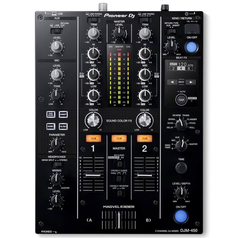 Pioneer DJM-450 2-Channel DJ Mixer image 1