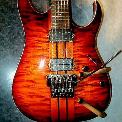 Ibanez RGT320Q-RBB Prestige 2005 - 2007 - Regal Brown Burst image 1