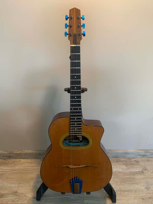 LOOK! Michael Dunn Mystery Pacific Nuages 2010  One of a kind Gypsy Jazz guitar with interior resonator- reflector    - image 1