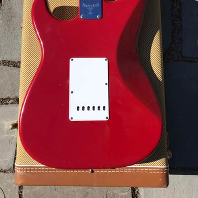 1997 Fender Custom Shop 1958 Stratocaster Dakota Red figured Birdseye neck image 6